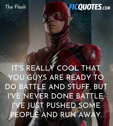 It's really cool that you guys are ready to do battle and stuff, but I've never done battle, I've just pushed some people and run away. image